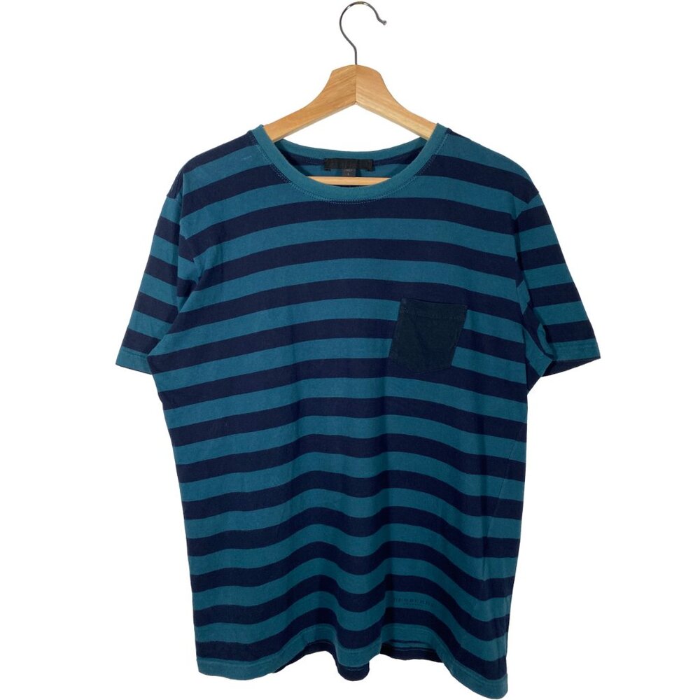 Burberry Prorsum Short Sleeve Striped Pocket Tee mens size IT large